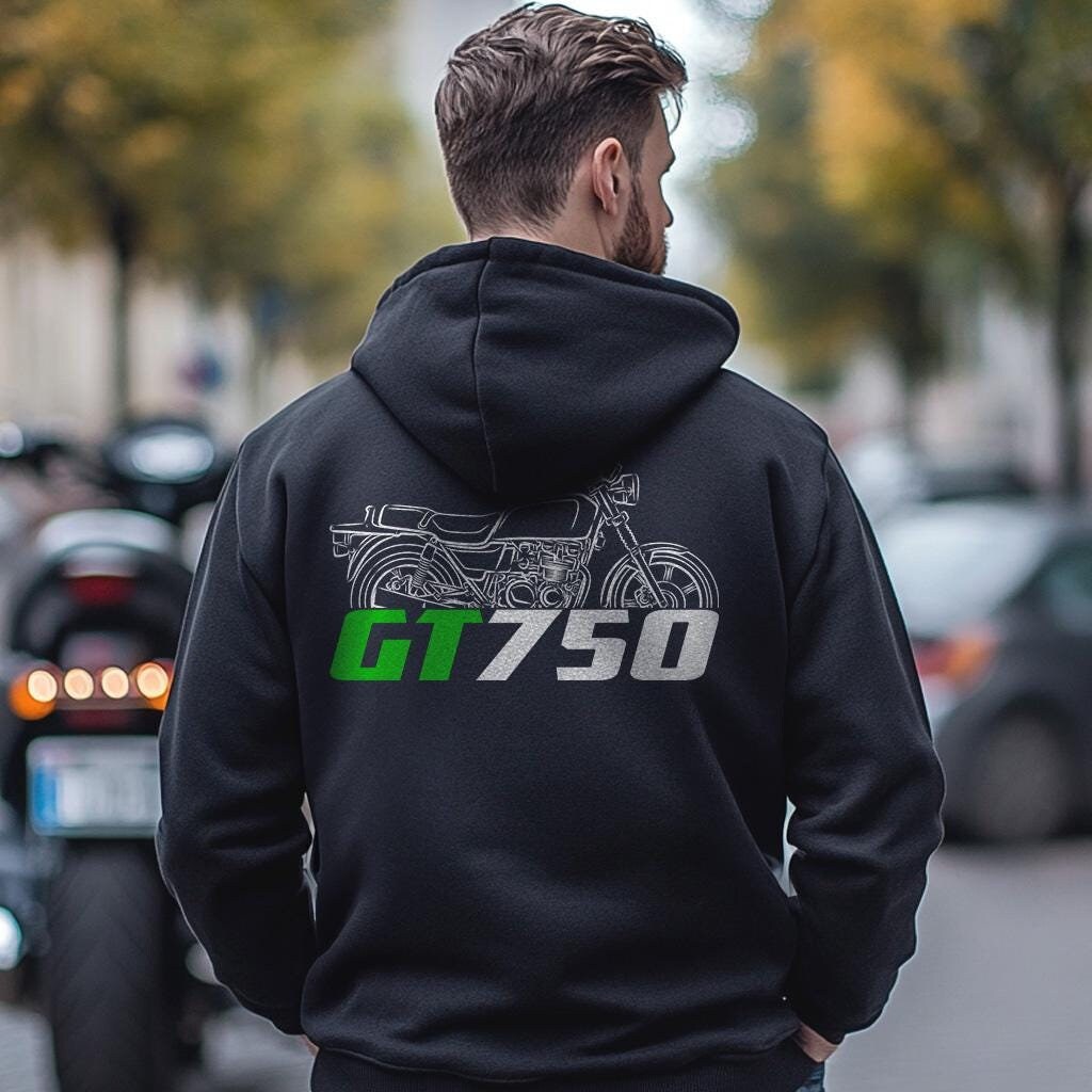 Kawasaki Z750 GT | KZ750 GT & GT750 Inspired Hoodie - Motorcycle Sweatshirt for Riders