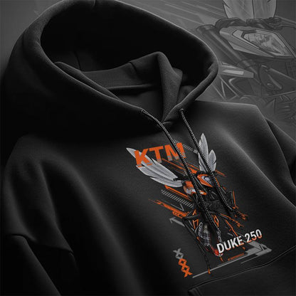 KTM Duke 250 Inspired Hoodie - Motorcycle Sweatshirt
