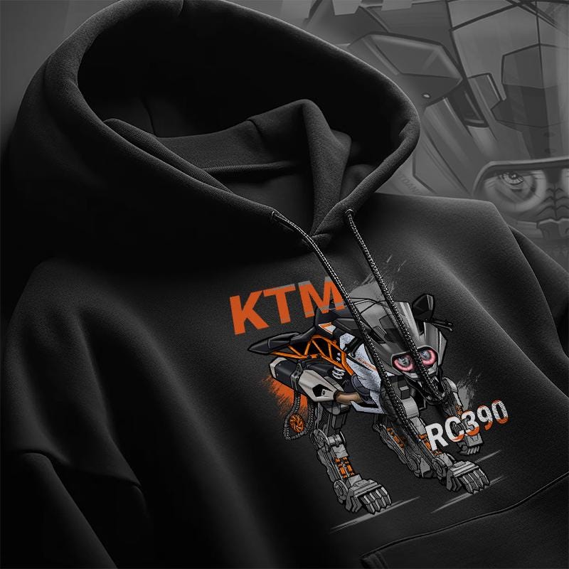 KTM RC 390 Inspired Hoodie - Motorcycle Sweatshirt