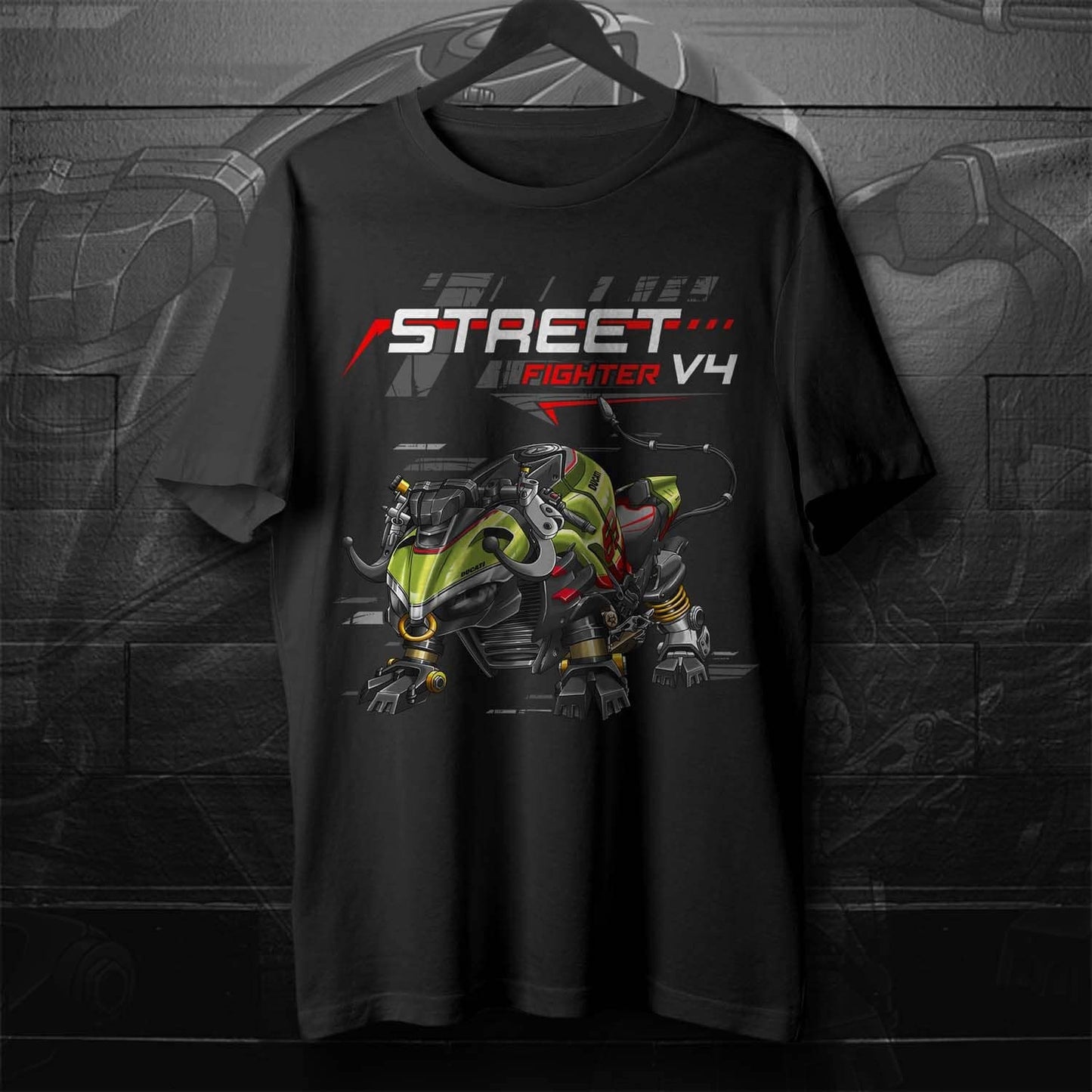 Ducati Streetfighter V4 T-Shirt - Motorcycle Tee Shirt for Riders