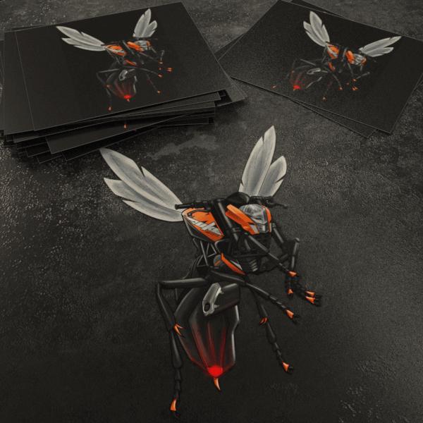 KTM Duke 200 Inspired Stickers - Set of 3 Motorcycle Decals