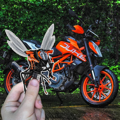KTM Duke 390 Inspired Stickers - Set of 3 Motorcycle Decals
