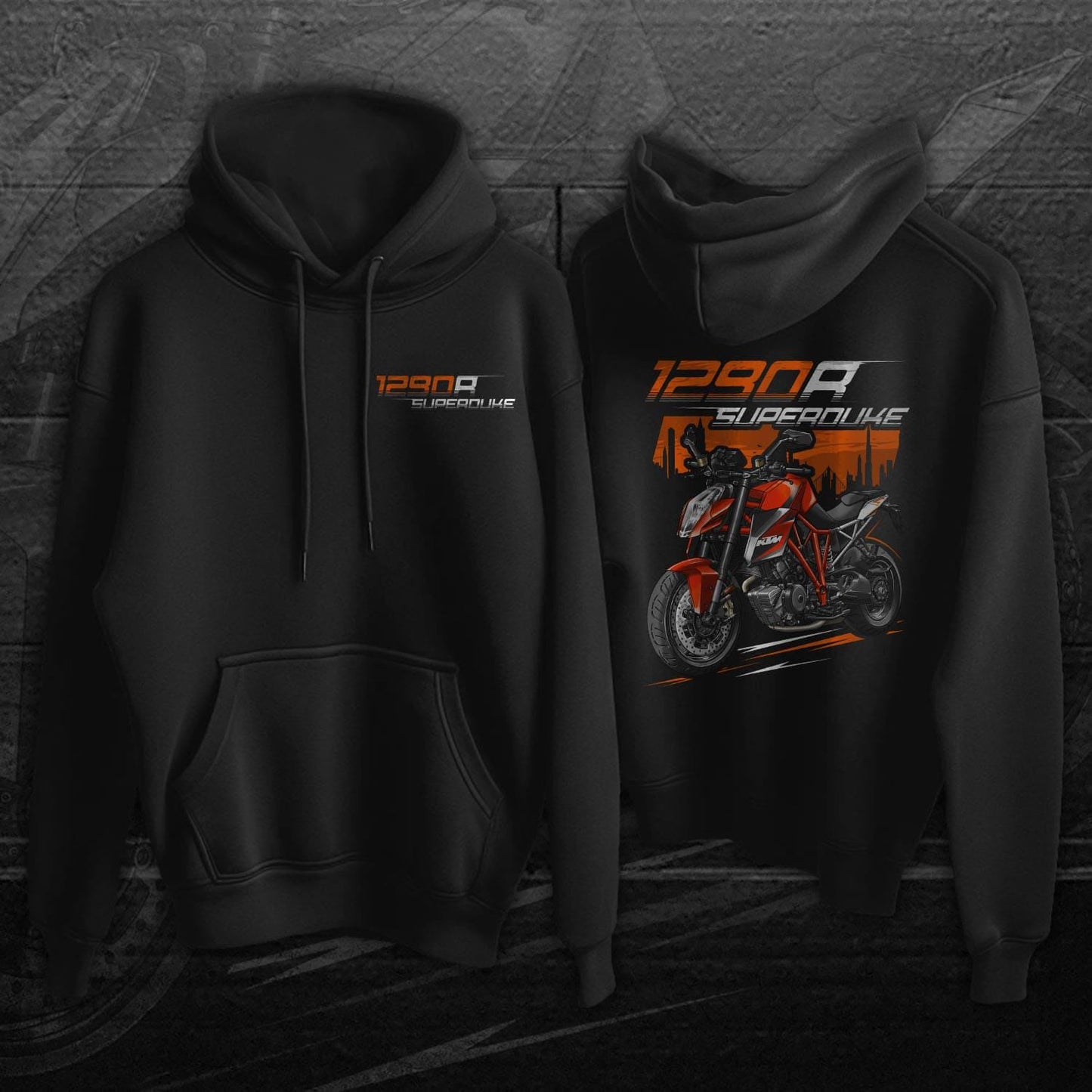 KTM 1290R Super Duke Inspired Hoodie - Motorcycle Sweatshirt
