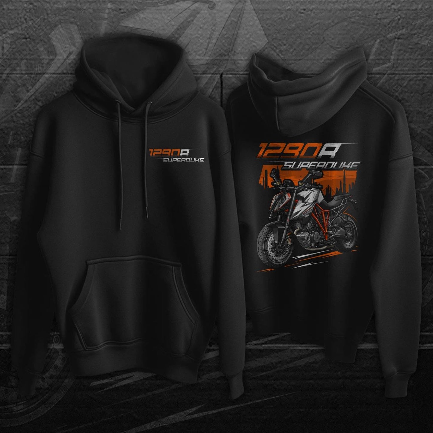 KTM 1290R Super Duke Inspired Hoodie - Motorcycle Sweatshirt