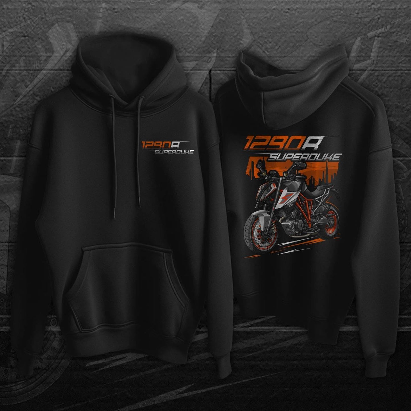 KTM 1290R Super Duke Inspired Hoodie - Motorcycle Sweatshirt