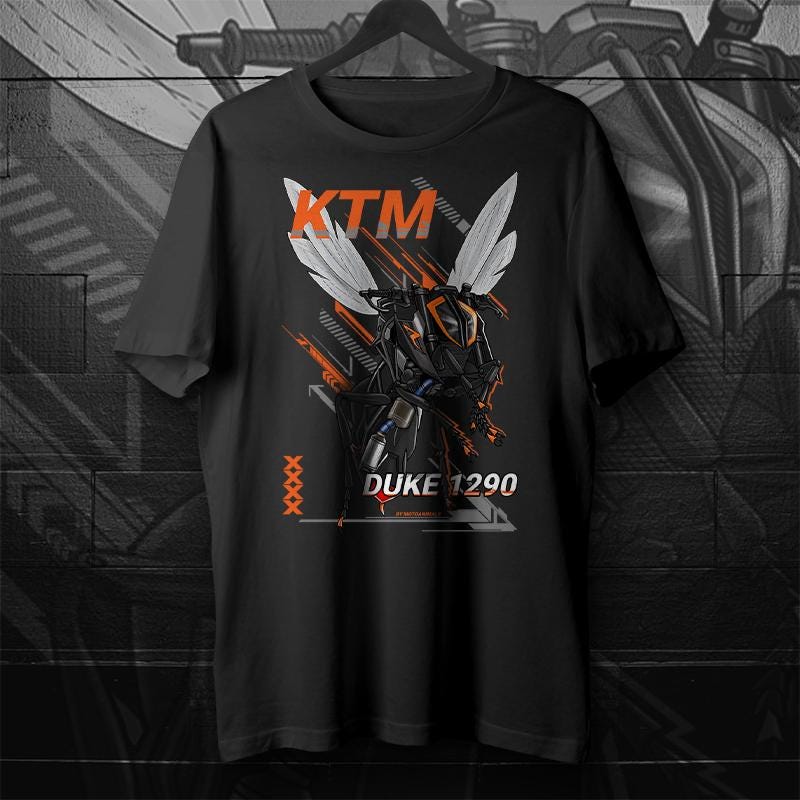 KTM 1290 Super Duke R 2013-19 T-Shirt - Motorcycle Tee Shirt for Riders