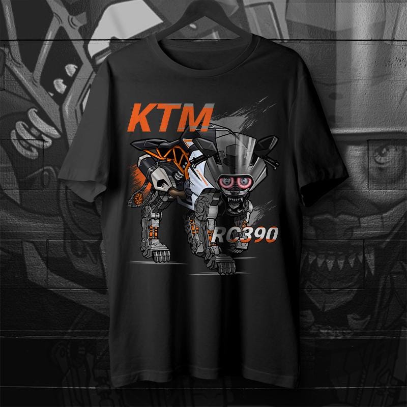 KTM RC 390 Inspired T-Shirt - Motorcycle Tee Shirt