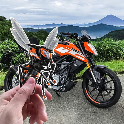 KTM Duke 250 Inspired Stickers - Set of 3 Motorcycle Decals