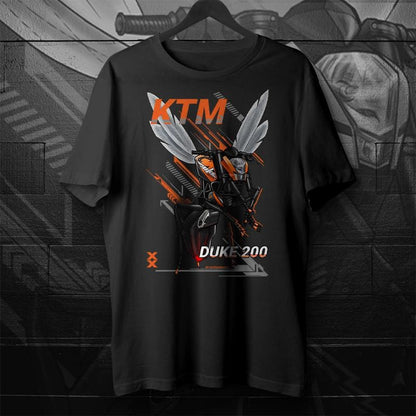 KTM Duke 200 Inspired T-Shirt - Motorcycle Tee Shirt