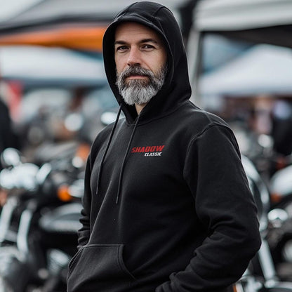 Honda VT1100 Shadow Inspired Hoodie - Motorcycle Sweatshirt for Riders