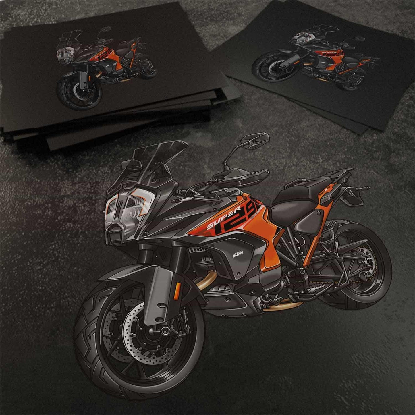 KTM 1290 Super Adventure 2021-23 Inspired Stickers - Set of 3 Motorcycle Decals
