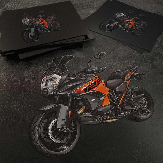 KTM 1290 Super Adventure 2021-23 Inspired Stickers - Set of 3 Motorcycle Decals