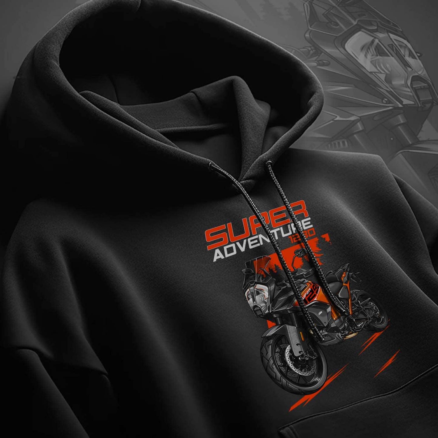 KTM 1290 Super Adventure 2021-23 Inspired Hoodie - ADV Motorcycle Sweatshirt