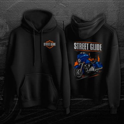 Harley Street Glide FLHX & FLHXI Hoodies - Biker Motorcycle Sweatshirt