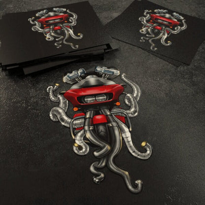 Harley Road Glide Stickers - Set of 3 Biker Motorcycle Decals