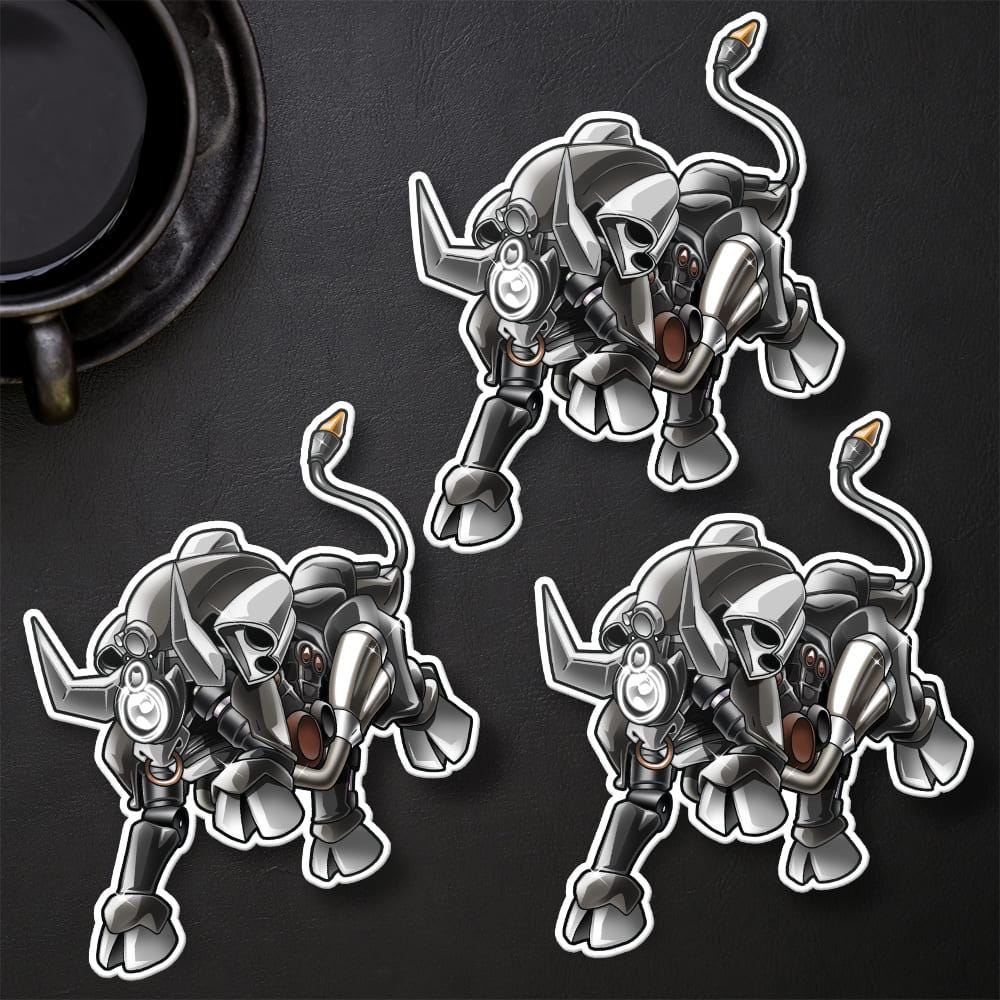 Yamaha VMax Inspired Stickers - Set of 3 Motorcycle Decals