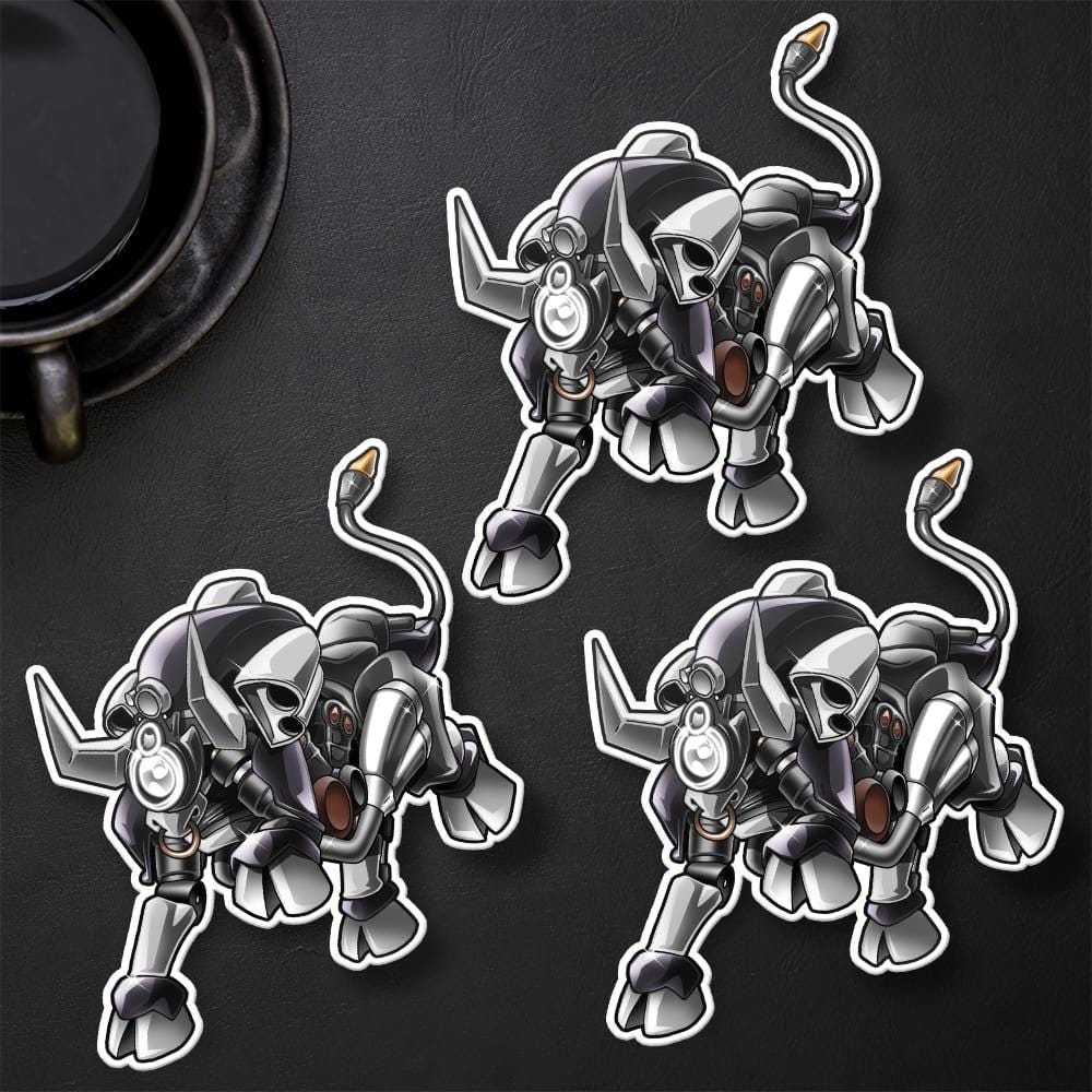 Yamaha VMax Inspired Stickers - Set of 3 Motorcycle Decals