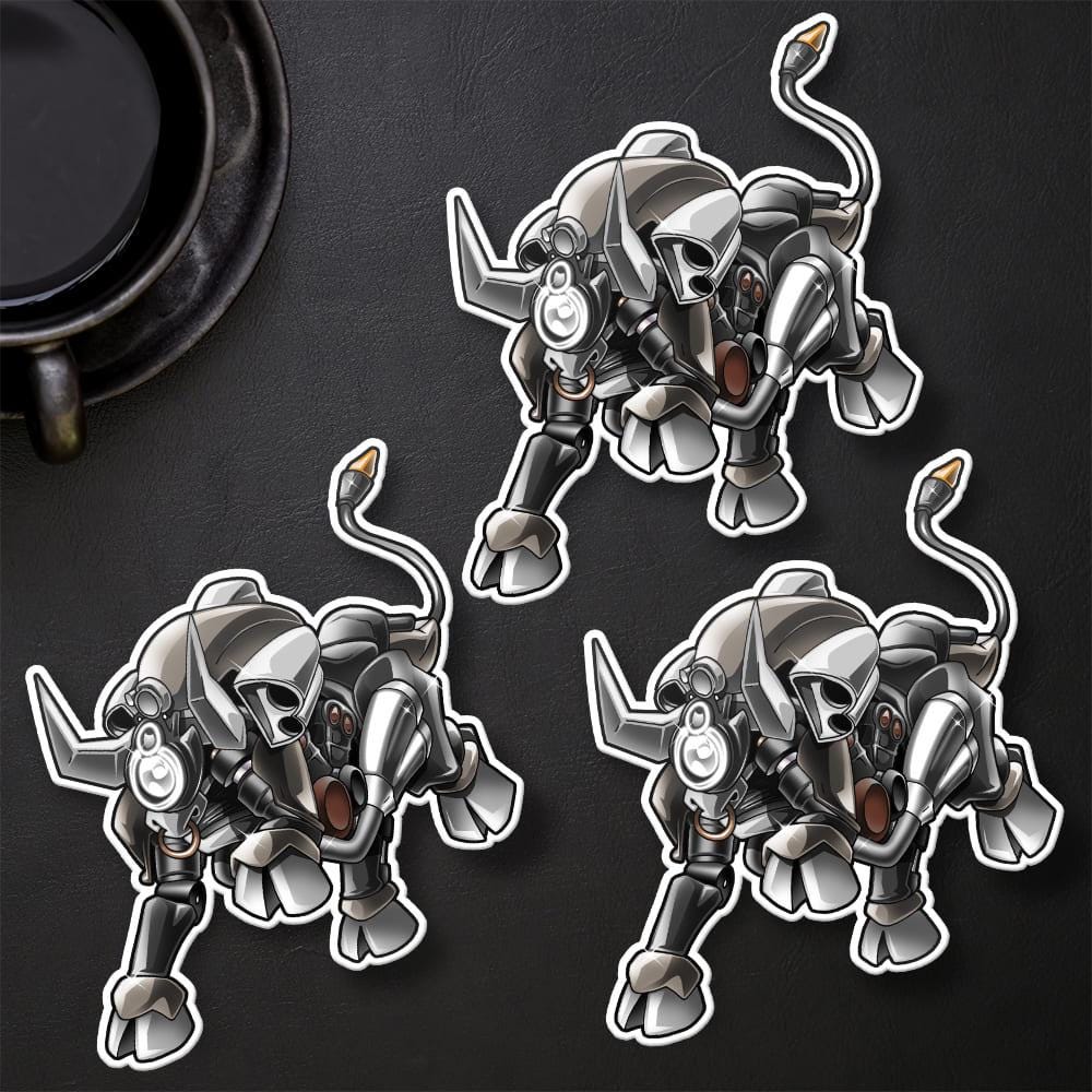 Yamaha VMax Inspired Stickers - Set of 3 Motorcycle Decals