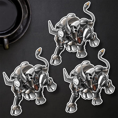 Yamaha VMax Inspired Stickers - Set of 3 Motorcycle Decals