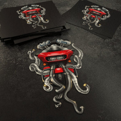 Harley Road Glide Stickers - Set of 3 Biker Motorcycle Decals