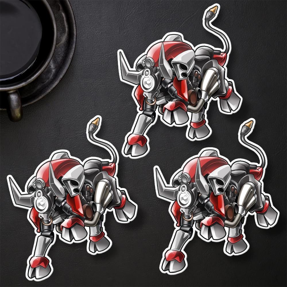 Yamaha VMax Inspired Stickers - Set of 3 Motorcycle Decals