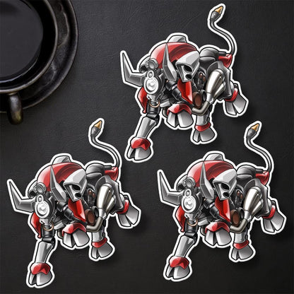 Yamaha VMax Inspired Stickers - Set of 3 Motorcycle Decals