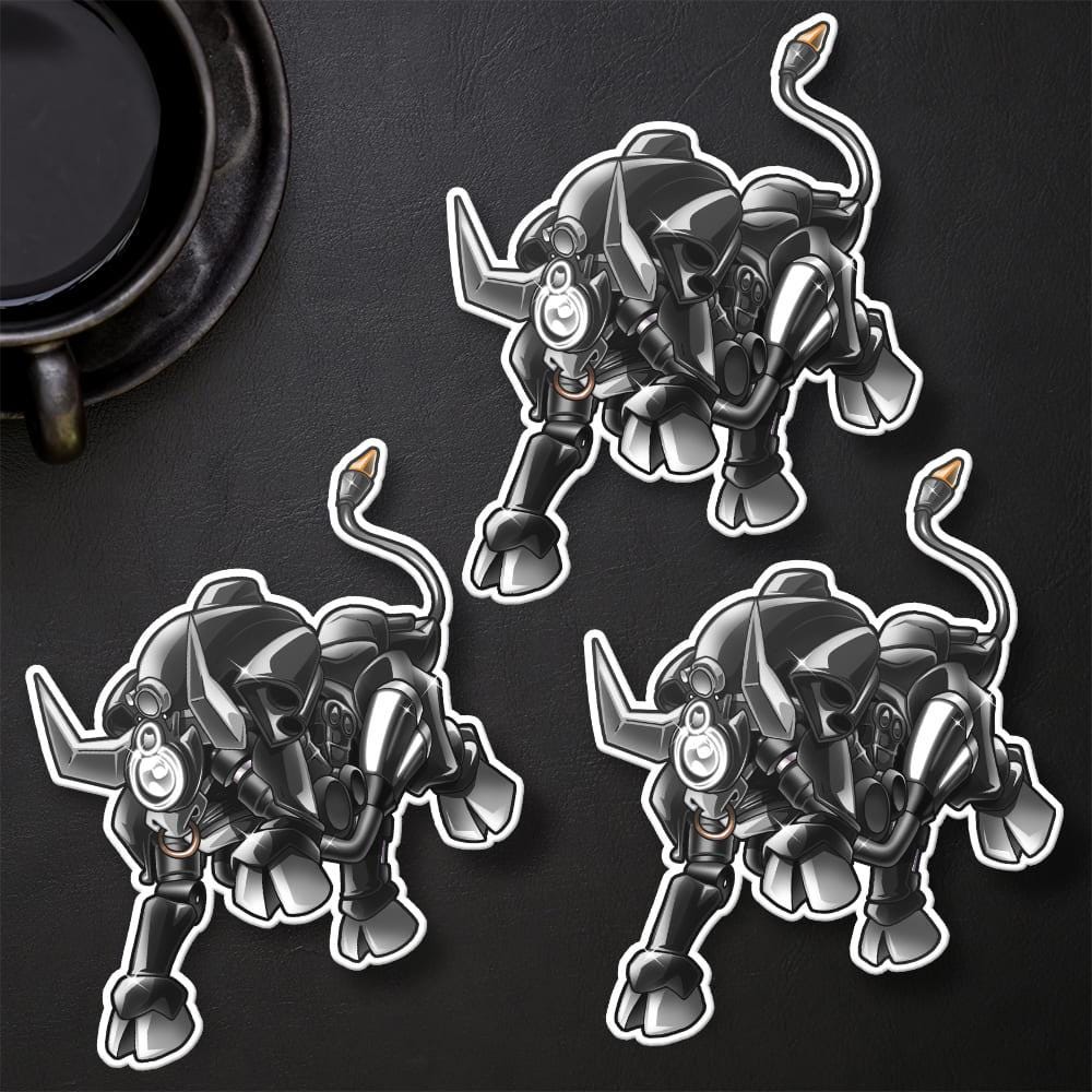 Yamaha VMax Inspired Stickers - Set of 3 Motorcycle Decals