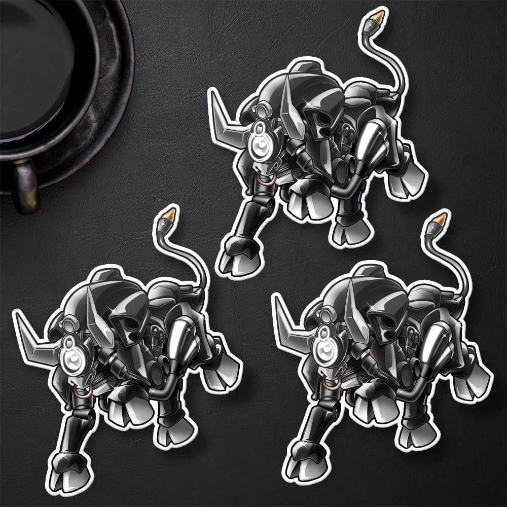 Yamaha VMax Inspired Stickers - Set of 3 Motorcycle Decals