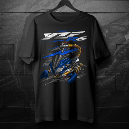 Yamaha YZF-R6 2010-11 Inspired T-Shirt - Motorcycle Tee Shirt