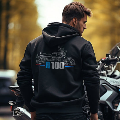 BMW R100 Hoodie - Motorcycle Sweatshirt for Motorrad Riders