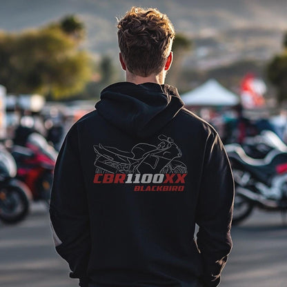 Honda CBR1100XX Blackbird Inspired Hoodie - Motorcycle Sweatshirt