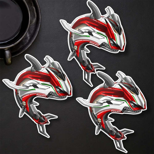Ducati Panigale V4 2018-20 - Set of 3 Motorcycle Decals for Riders