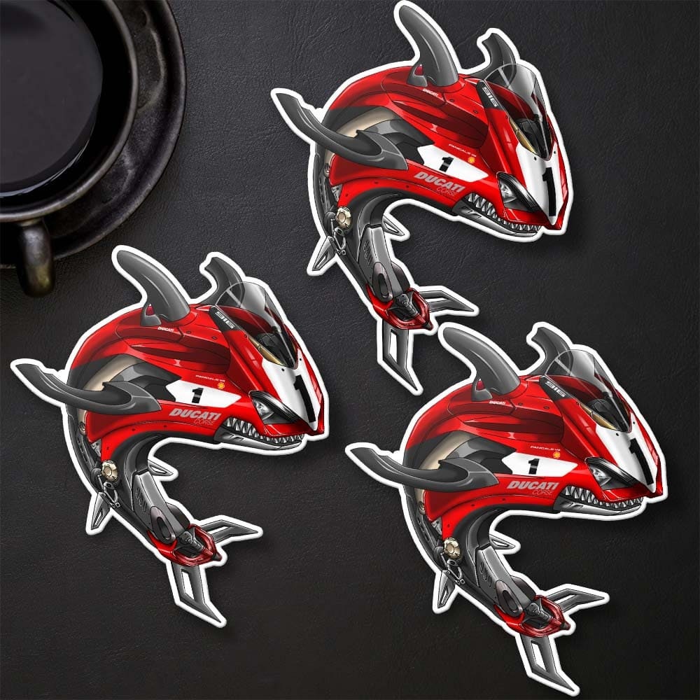 Ducati Panigale V4 2018-20 - Set of 3 Motorcycle Decals for Riders