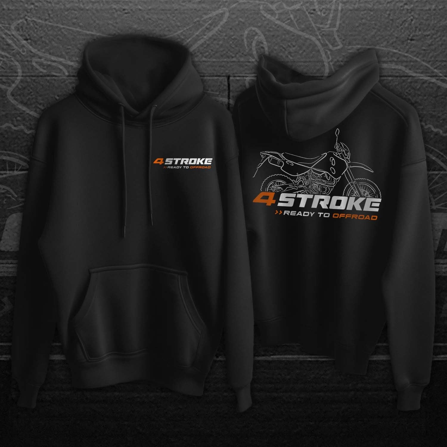 KTM LC4 EGS 620 & 400 Hoodie - Motorcycle Sweatshirt for Riders