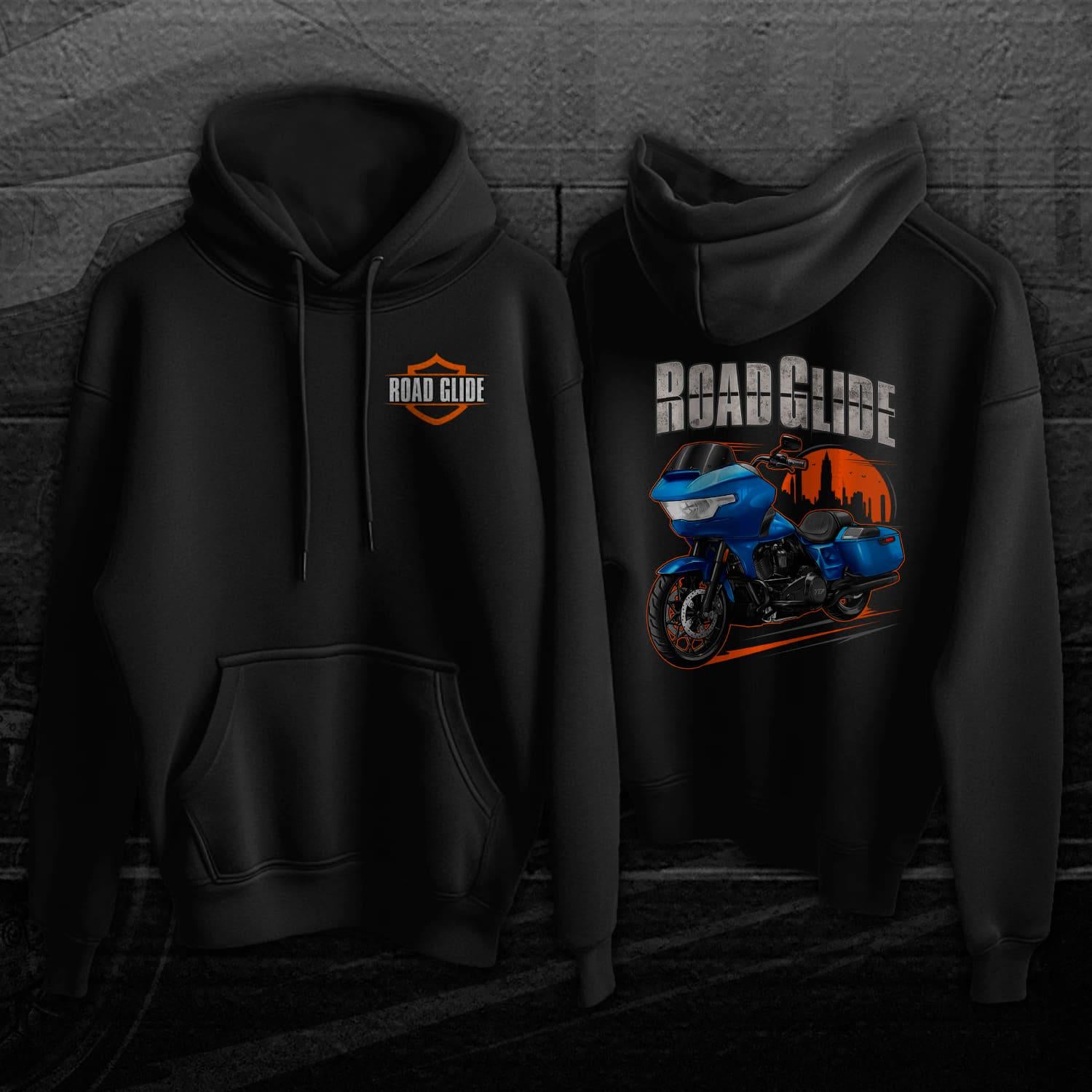 Harley Road Glide FLTRX 2024 Inspired Hoodie - Biker Motorcycle Sweatshirt