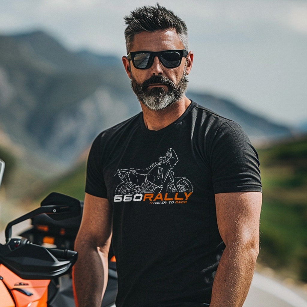 KTM 660 Rally Replica T-Shirt - Motorcycle Tee Shirt for Riders