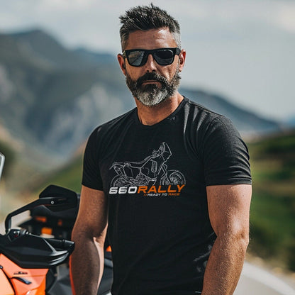 KTM 660 Rally Replica T-Shirt - Motorcycle Tee Shirt for Riders
