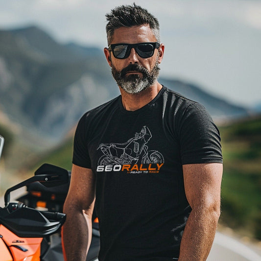 KTM 660 Rally Replica T-Shirt - Motorcycle Tee Shirt for Riders