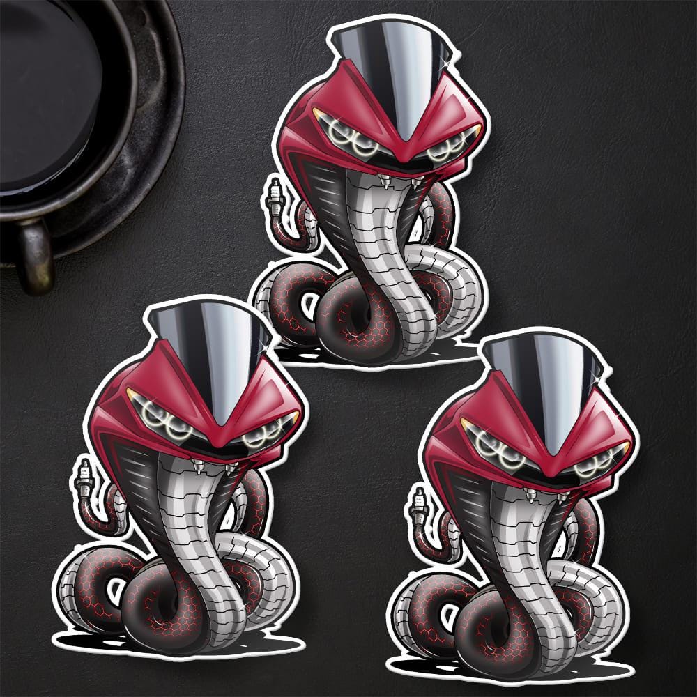 Yamaha YZF-R6 Inspired Stickers - Set of 3 Motorcycle Decals