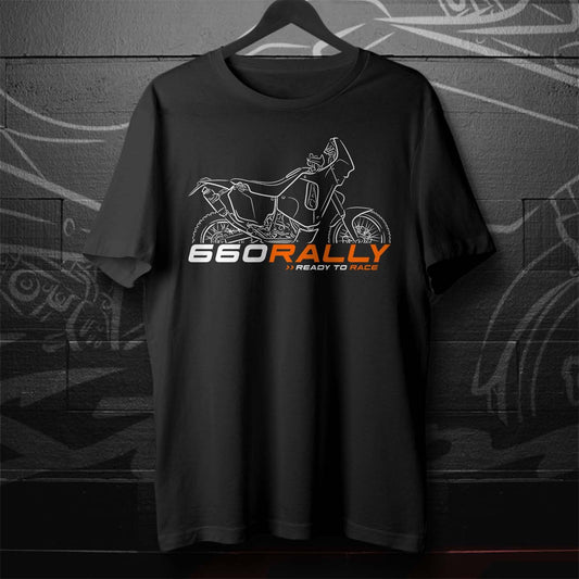 KTM 660 Rally Replica T-Shirt - Motorcycle Tee Shirt for Riders