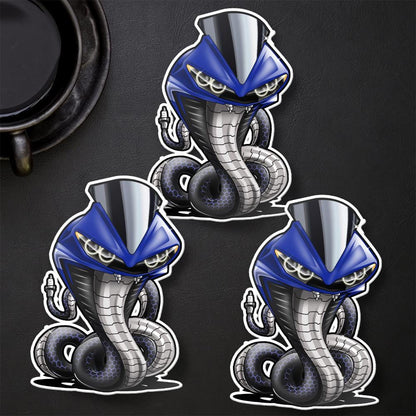 Yamaha YZF-R6 Inspired Stickers - Set of 3 Motorcycle Decals