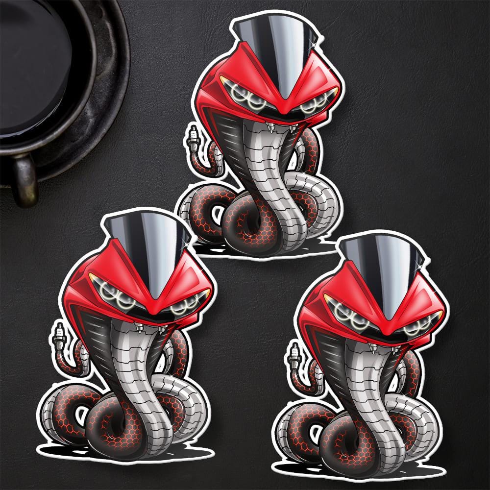 Yamaha YZF-R6 Inspired Stickers - Set of 3 Motorcycle Decals