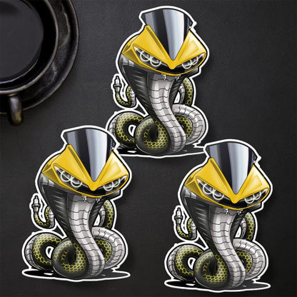 Yamaha YZF-R6 Inspired Stickers - Set of 3 Motorcycle Decals