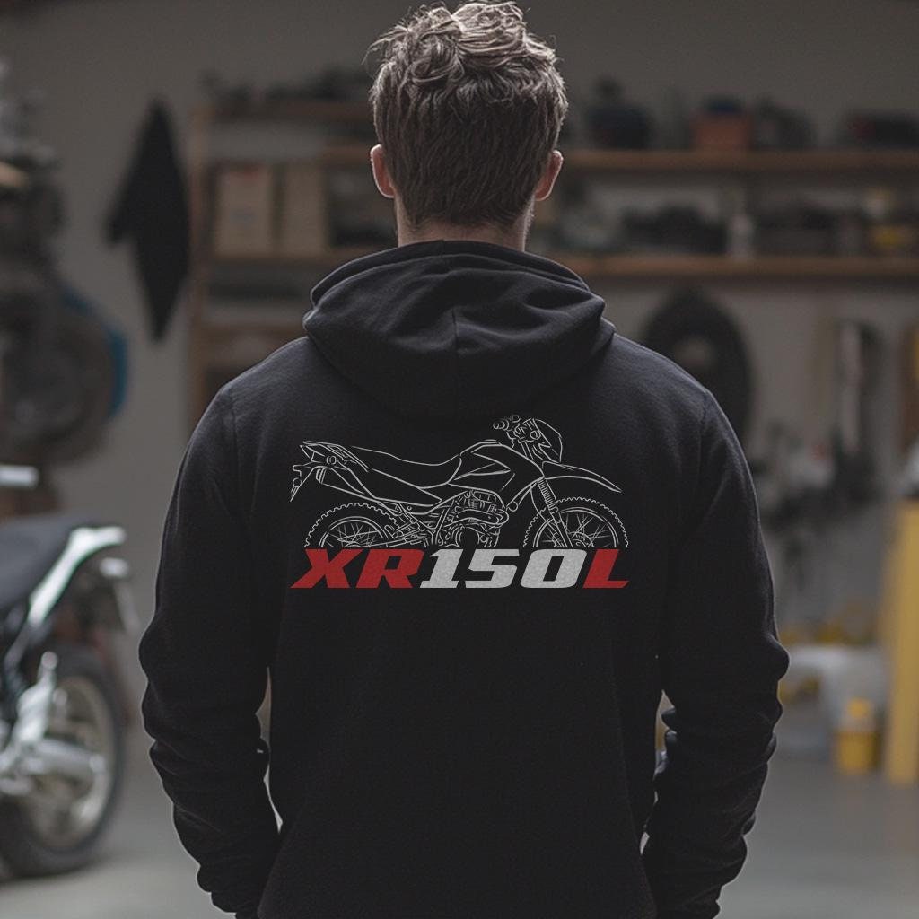 Honda XR150L Inspired Hoodie - Motorcycle Sweatshirt for Riders