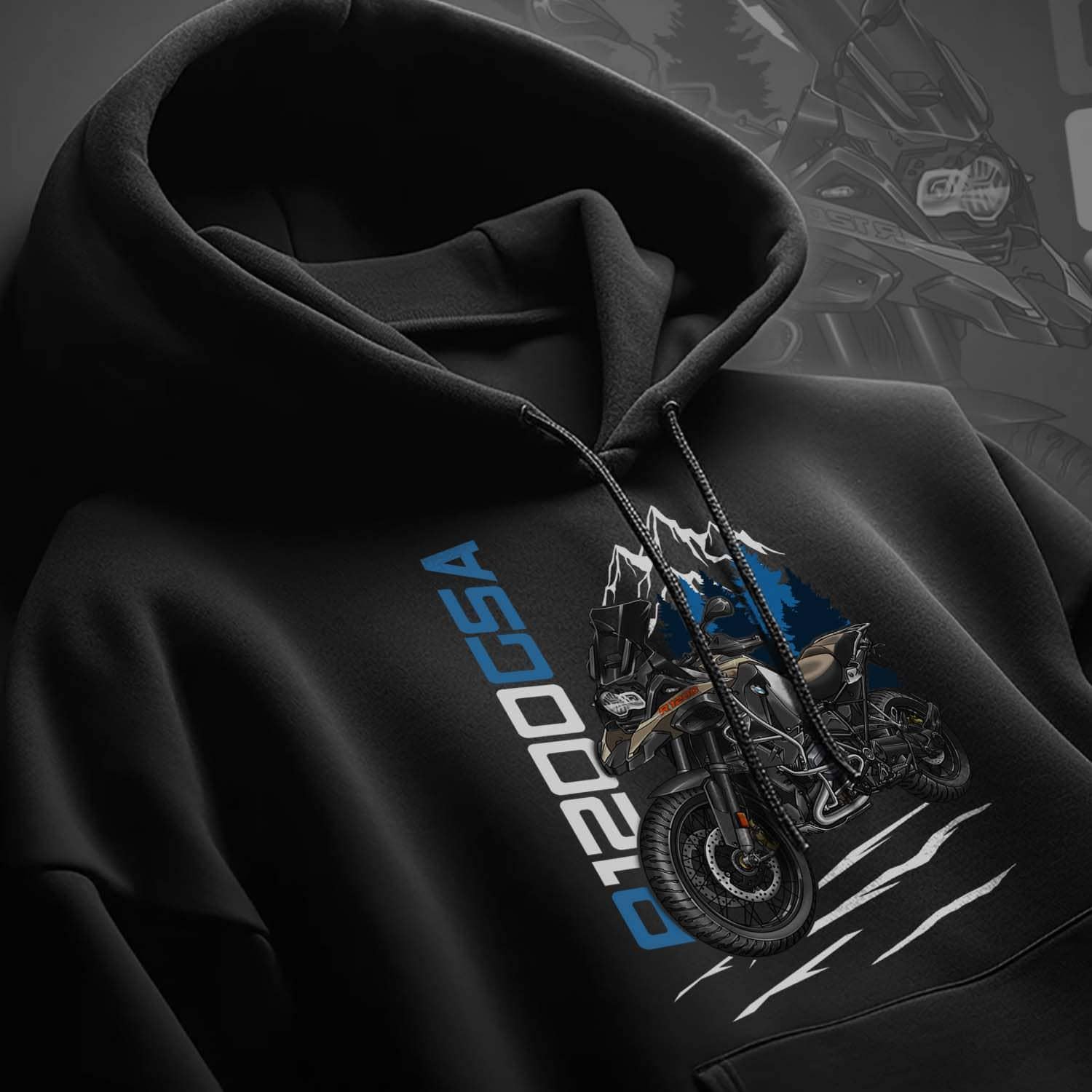 BMW R1200GSA 2014-18 Hoodie - Motorcycle Sweatshirt for ADV Riders