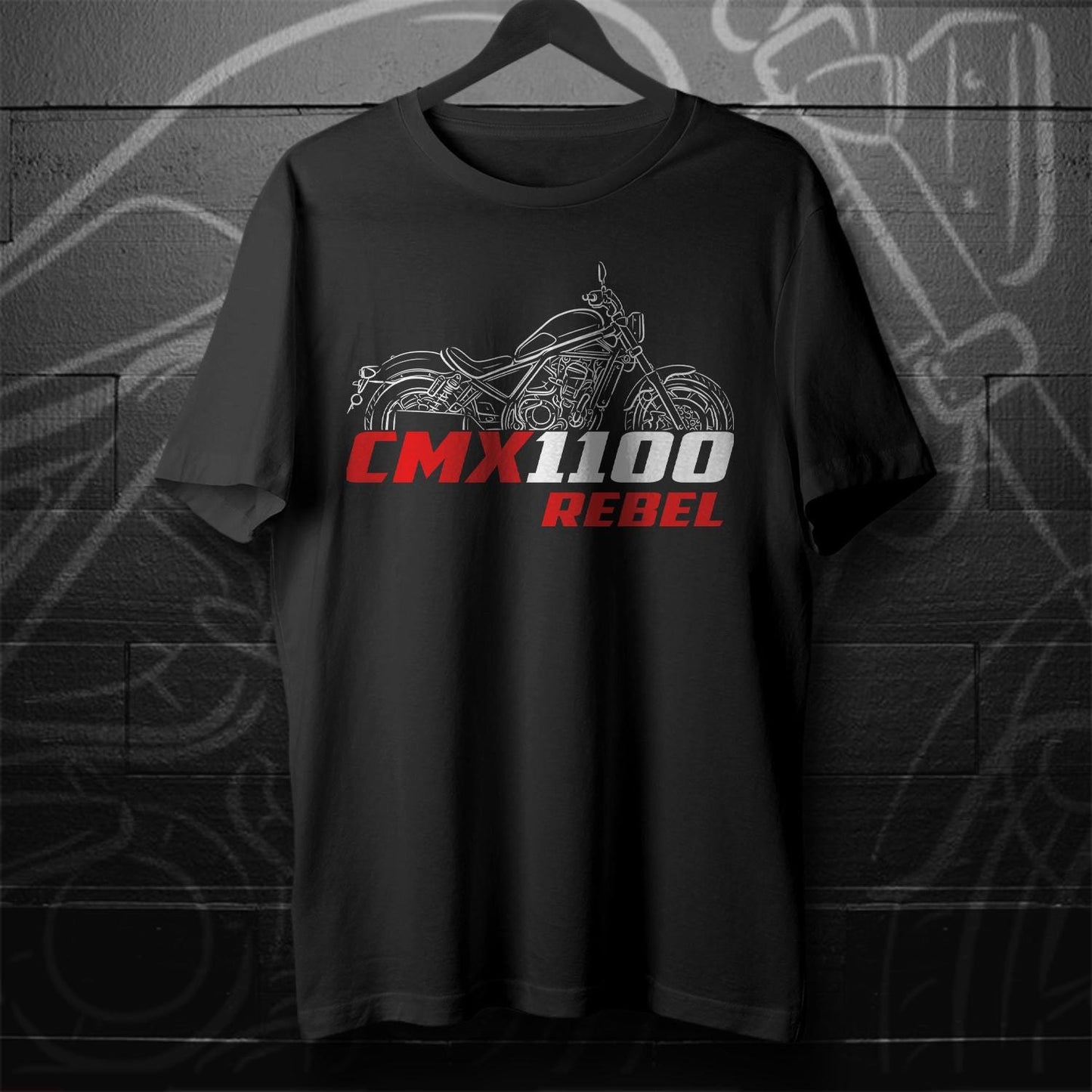 Honda CMX1100 Rebel Inspired T-Shirt - Motorcycle Tee Shirt