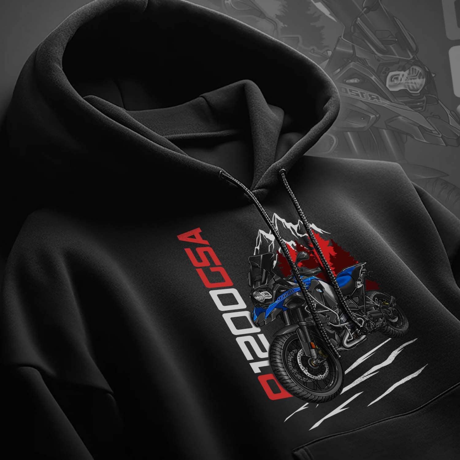 BMW R1200GSA 2014-18 Hoodie - Motorcycle Sweatshirt for ADV Riders