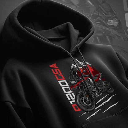 BMW R1200GSA 2014-18 Hoodie - Motorcycle Sweatshirt for ADV Riders