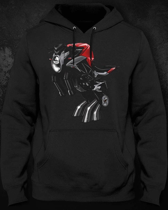 MV Agusta Brutale 800 Inspired Hoodie - Motorcycle Sweatshirt