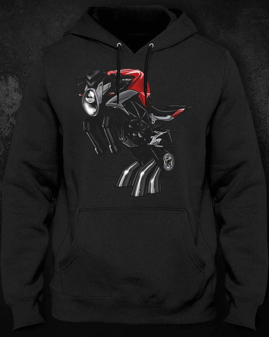 MV Agusta Brutale 800 Inspired Hoodie - Motorcycle Sweatshirt